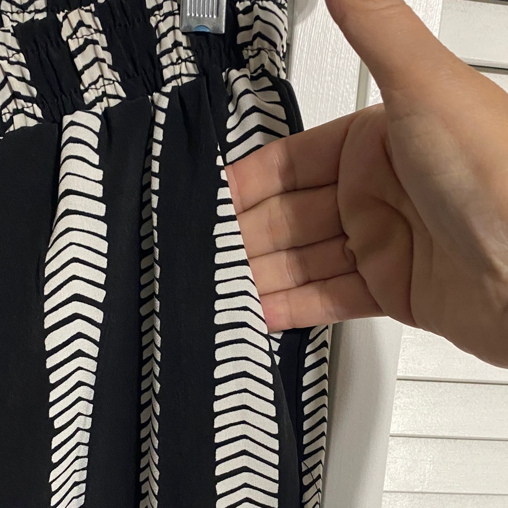 Dubgee by whoopy Black and White Striped Pants - Picture 3 of 8